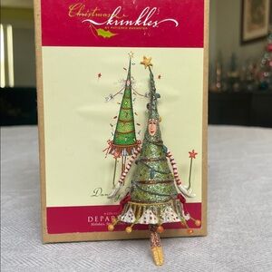 Department 56 Christmas Krinkles Dancing Tree Lady Ornament